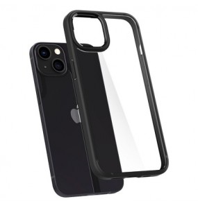 Coque Spigen Ultra Hybrid pour iPhone 13 - Noir mat