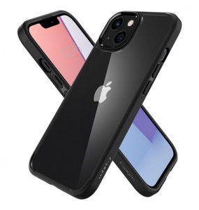 Coque Spigen Ultra Hybrid pour iPhone 13 - Noir mat