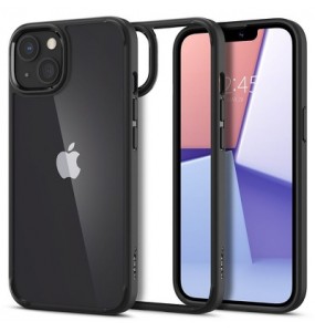 Coque Spigen Ultra Hybrid pour iPhone 13 - Noir mat