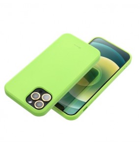 Coque Roar Colorful Jelly pour iPhone 13 Mini - Vert citron