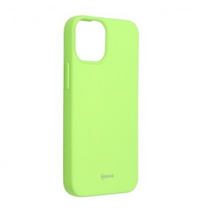 Coque Roar Colorful Jelly pour iPhone 13 Mini - Vert citron