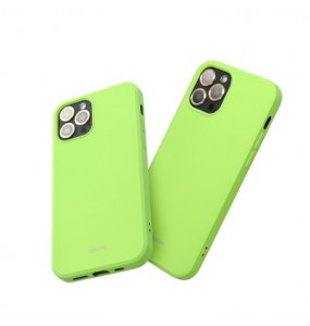 Coque Roar Colorful Jelly pour iPhone 13 Mini - Vert citron