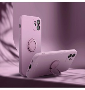 Coque avec support pour iPhone 13 Pro - Mauve