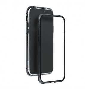 Coque Magneto 360 pour iPhone 12 / 12 Pro - Noir