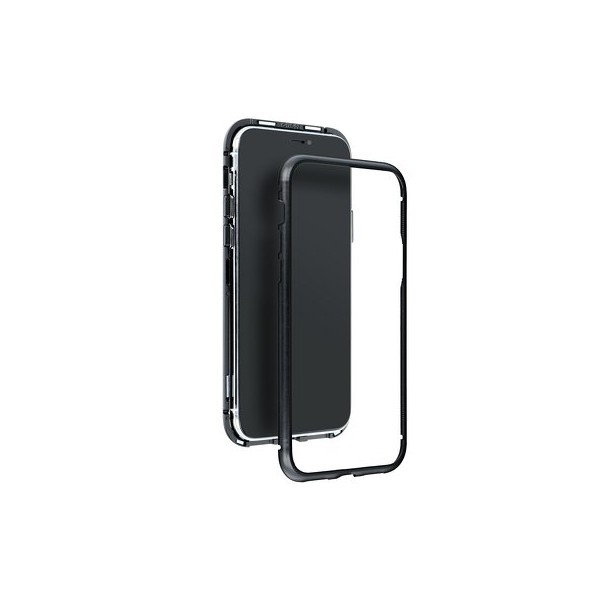 Coque Magneto 360 pour iPhone 12 / 12 Pro - Noir