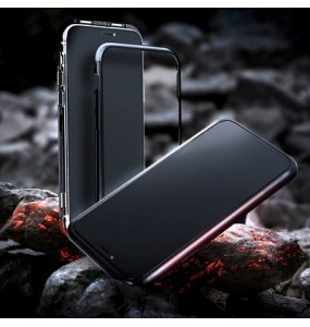 Coque Magneto 360 pour iPhone 12 / 12 Pro - Noir