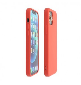 Coque Forcell Silicone Lite pour iPhone 13 Pro - Corail