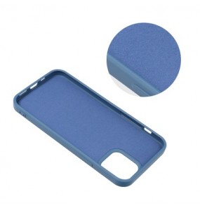 Coque Forcell silicone Lite pour iPhone 13 Pro Max - Bleu