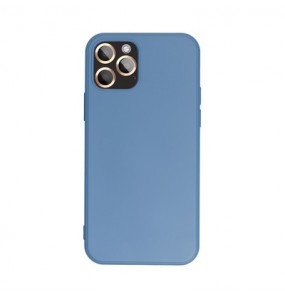 Coque Forcell silicone Lite pour iPhone 13 Pro Max - Bleu
