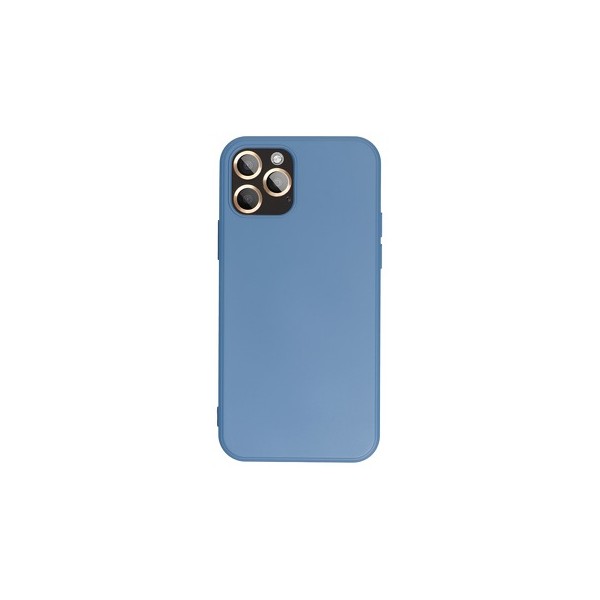 Coque Forcell silicone Lite pour iPhone 13 Pro Max - Bleu