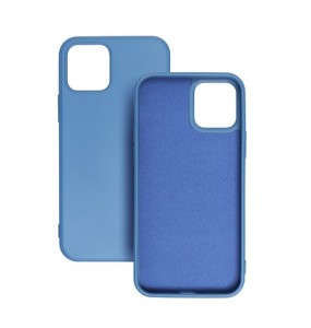 Coque Forcell Silicone pour iPhone 13 Mini - Bleu