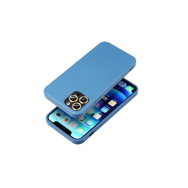 Coque Forcell Silicone pour iPhone 13 Mini - Bleu