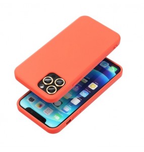 Coque Forcell Silicone pour iPhone 13 Mini - Corail