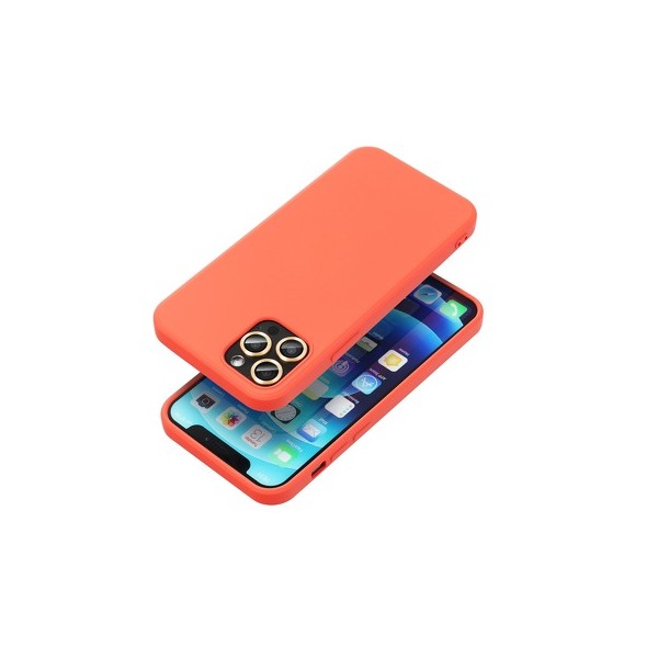 Coque Forcell Silicone pour iPhone 13 Mini - Corail