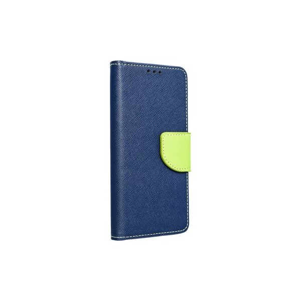 Etui Fancy pour Oppo A54 5G / A74 5G / A93 5G Bleu marine/ Lime