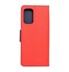 Etui Fancy pour Oppo A54 5G / A74 5G / A93 5G - Rouge / Bleu marine