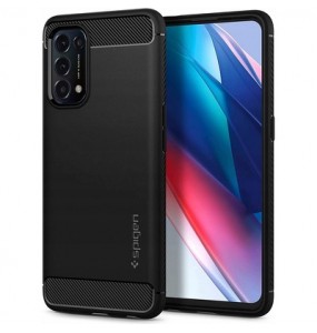 Coque Forcell Armor pour Oppo Reno 5 5G / Find X3 Lite - Mat noir