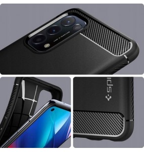 Coque Forcell Armor pour Oppo Reno 5 5G / Find X3 Lite - Mat noir