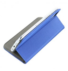 Etui Sensitive Book pour Samsung A02s Bleu