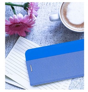 Etui Sensitive Book pour Samsung A02s Bleu