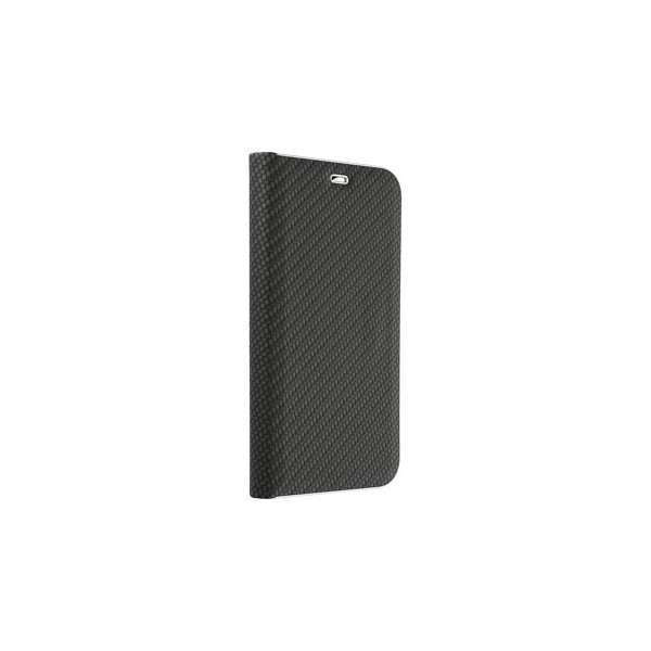 Housse porte-feuille - Luna Carbon - Samsung Galaxy A02s Noir