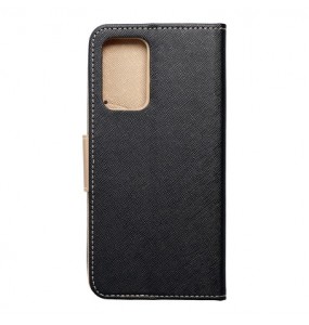 Etui Fancy pour Samsung Galaxy A52 LTE / A52 5G / A52s - Noir / Or