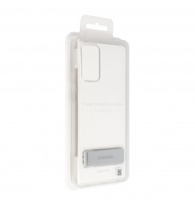 Coque Clear Standing officielle pour Samsung Galaxy A72 - Transparent