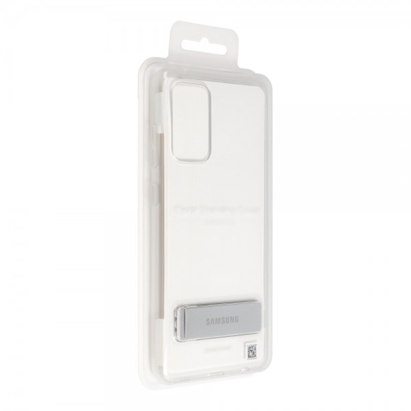 Coque Clear Standing officielle pour Samsung Galaxy A72 - Transparent