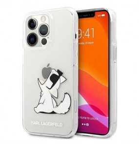 Coque Karl Lagerfeld Choupette pour iPhone 13 Pro - Transparent