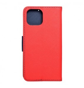 Etui Fancy pour Xiaomi Mi 11 LITE 5G / Mi 11 LITE LTE (4G) / Mi 11 LITE NE - Rouge / Bleu marine