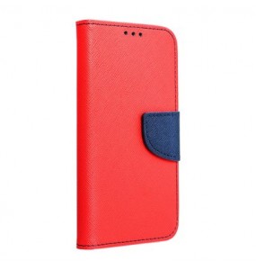 Etui Fancy pour Samsung Galaxy S21 FE - Rouge / Bleu marine