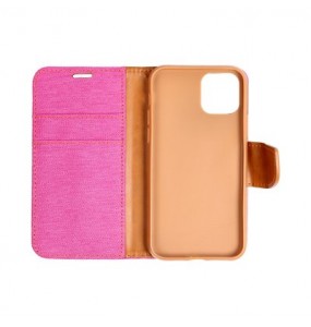 Etui Canvas pour Samsung Galaxy S21 FE - Rose