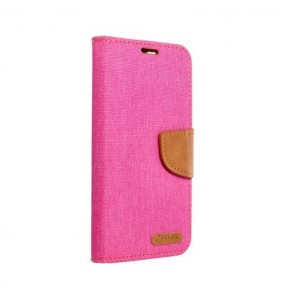 Etui Canvas pour Samsung Galaxy S21 FE - Rose