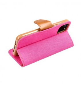 Etui Canvas pour Samsung Galaxy S21 FE - Rose