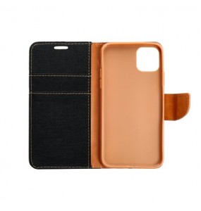 Etui Canvas pour Samsung Galaxy S21 FE - Noir / Or