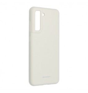 Coque classique Silicone pour Samsung Galaxy S21 FE - Crème