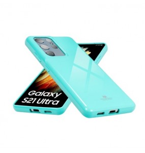 Coque Mercury Jelly pour Samsung Galaxy S21 FE - Menthe