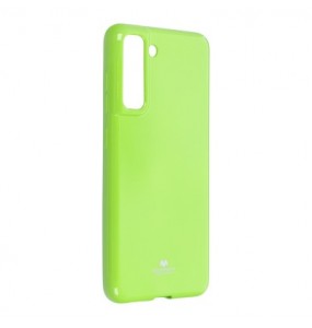 Coque Mercury Jelly pour Samsung Galaxy S21 FE - Vert citron