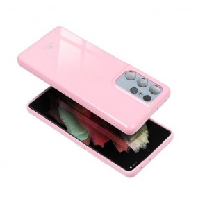 Coque Mercury Jelly pour Samsung Galaxy S21 FE - Rose pâle