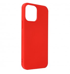 Coque Forcell Silicone pour iPhone 13 Pro Max - Rouge