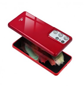 Coque Mercury Jelly pour Samsung Galaxy S22 - Rouge