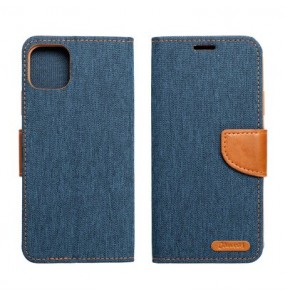 Etui Canvas pour Samsung Galaxy S22 - Bleu marine