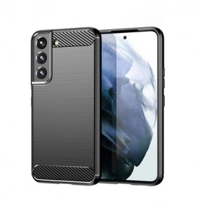 Coque Forcell Carbon pour Samsung Galaxy S22 Plus - Noir