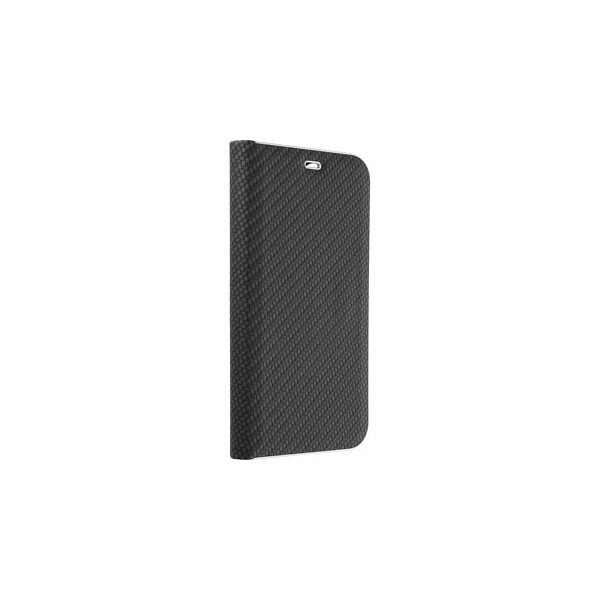 Etui Forcell Luna Carbon pour Samsung Galaxy S22 - Noir