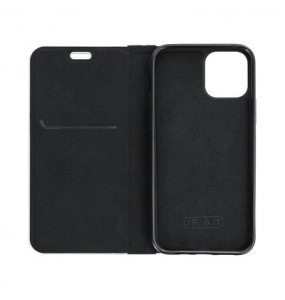 Etui Forcell Luna Carbon pour Samsung Galaxy S22 - Noir