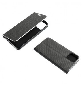 Etui Forcell Luna Carbon pour Samsung Galaxy S22 - Noir