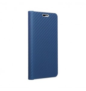 Etui Forcell Luna Carbon pour Samsung Galaxy S22 - Bleu