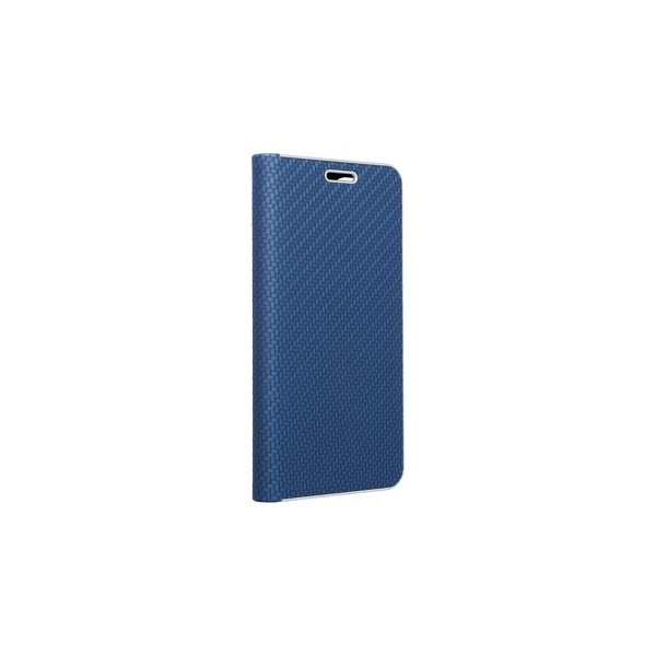 Etui Forcell Luna Carbon pour Samsung Galaxy S22 - Bleu