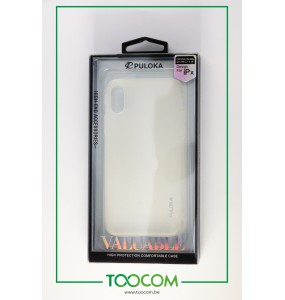 Coque pour iPhone X - Blanc / Transparent