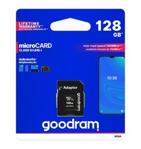 MicroSD Goodram 128GO avec adaptateur SD